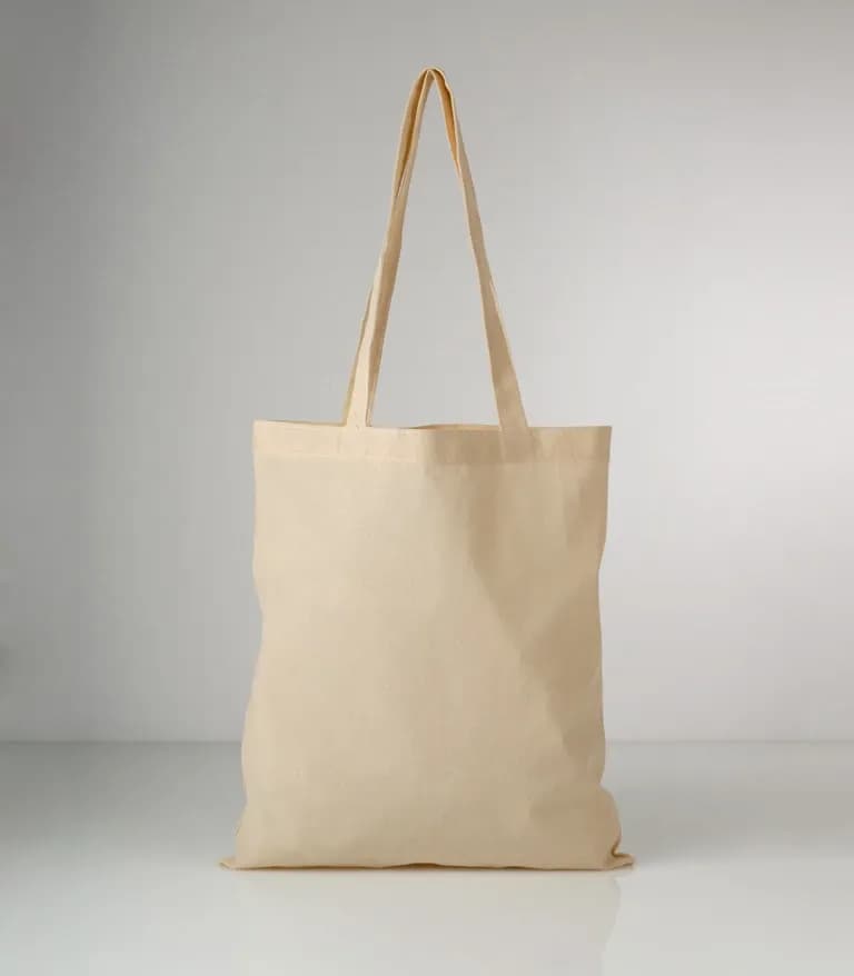 Raw cotton tote